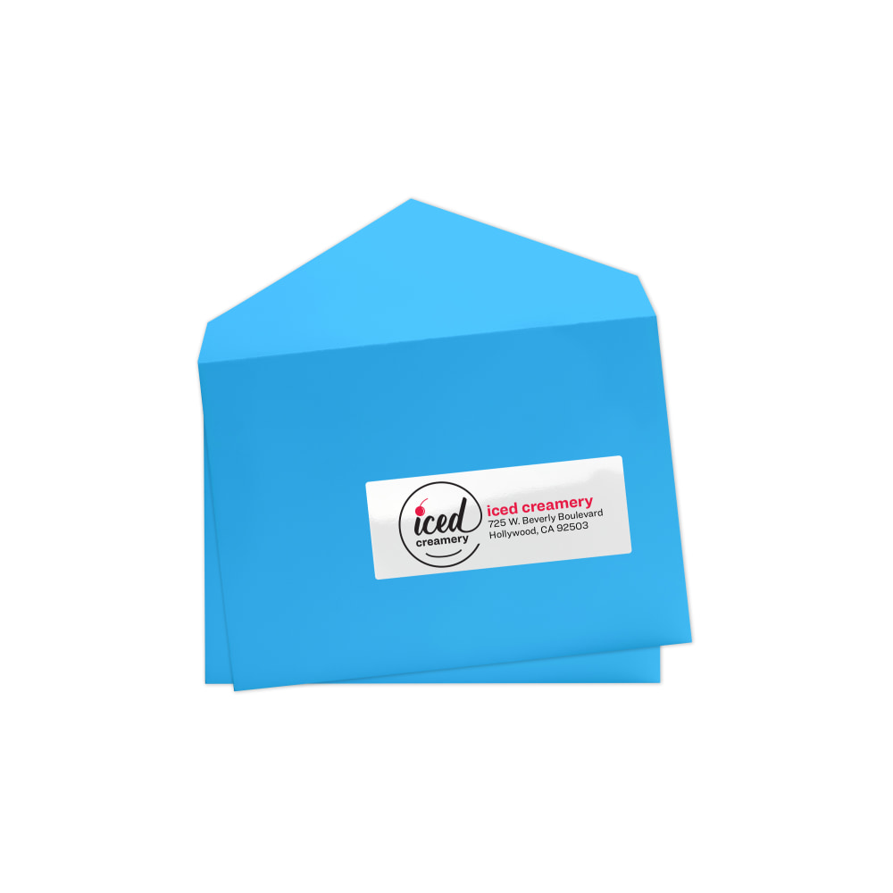 Avery Address Labels With Sure Feed And Easy Peel Technology, 6526, Rectangle, 1in x 2-5/8in, Glossy White, Pack Of 750 MPN:6526