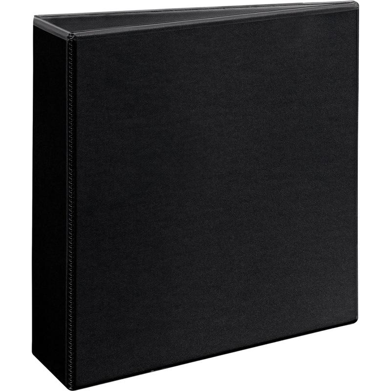 Avery Durable View 3-Ring Binder, 3in Slant Rings, Black MPN:17041