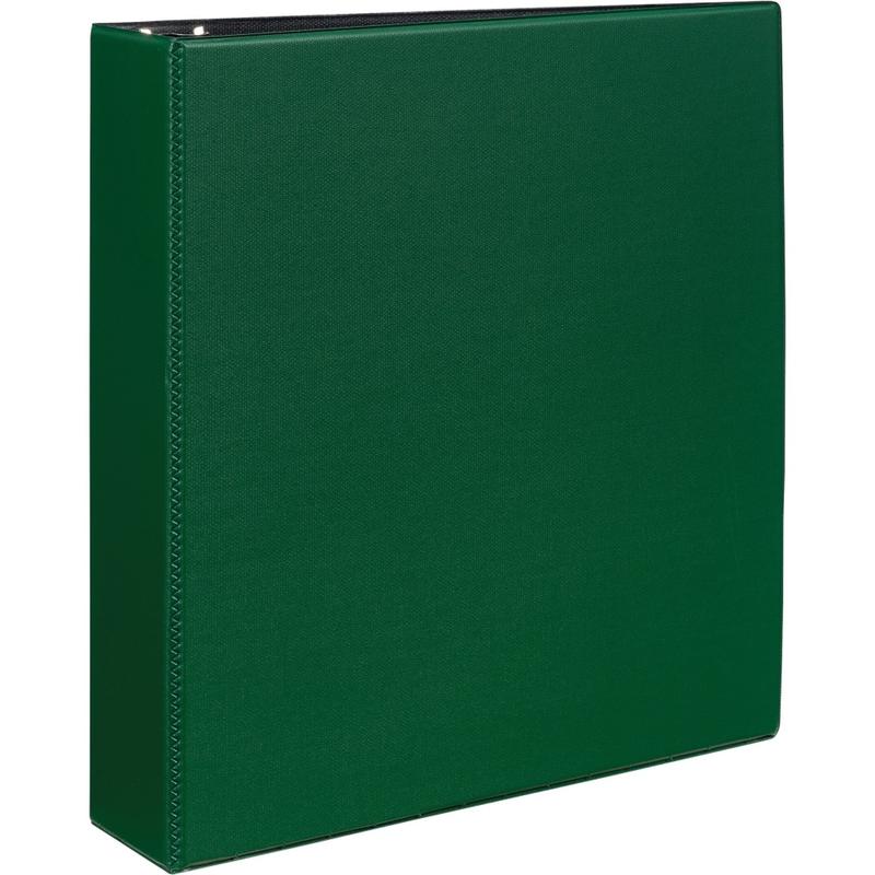 Avery Durable 3-Ring Binder With EZ-Turn Rings, 2in D-Rings, 45% Recycled, Green MPN:27553