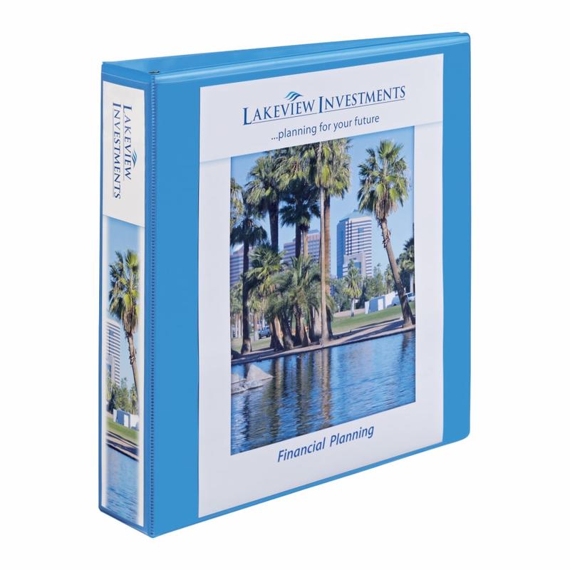 Avery Nonstick Heavy-Duty View 3-Ring Binder With EZ-Turn Rings, 1 1/2in D-Rings, 53% Recycled, Light Blue MPN:05401