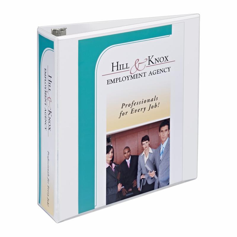 Avery Nonstick Heavy-Duty View 3-Ring Binder With EZ-Turn Rings, 2in D-Rings, 40% Recycled, White MPN:05504
