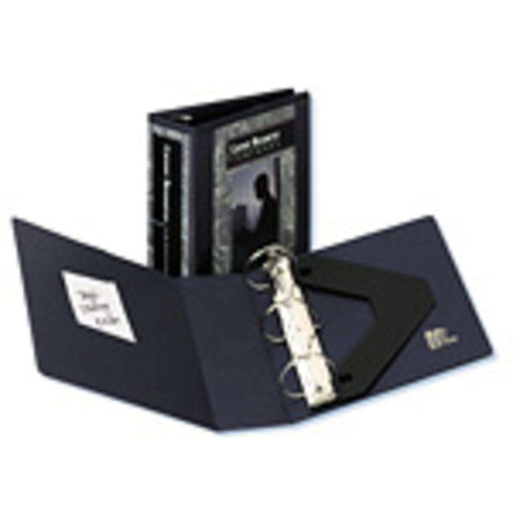 Avery Heavy-Duty View 3 Ring Binder, 4in One Touch EZD Rings, Navy Blue, 1 Binder MPN:79804