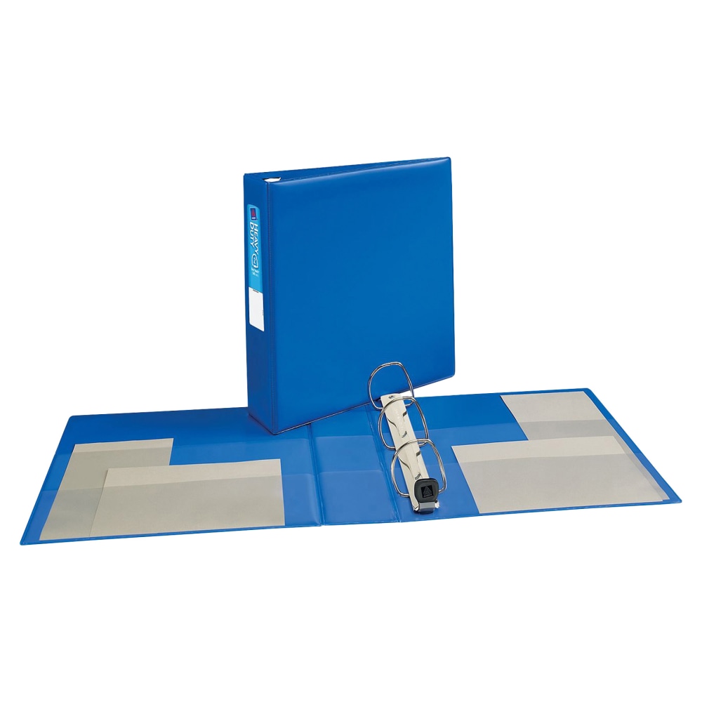Avery Heavy-Duty 3-Ring Binder With Locking One-Touch EZD Rings, 2in D-Rings, Blue MPN:79882