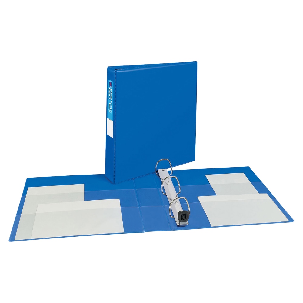 Avery Heavy-Duty 3-Ring Binder With Locking One-Touch EZD Rings, 1 1/2in D-Rings, Blue MPN:79885