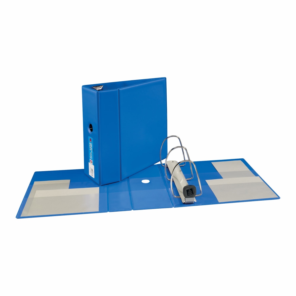 Avery Heavy-Duty 3-Ring Binder With Locking One-Touch EZD Rings, 5in D-Rings, 45% Recycled, Blue MPN:79886