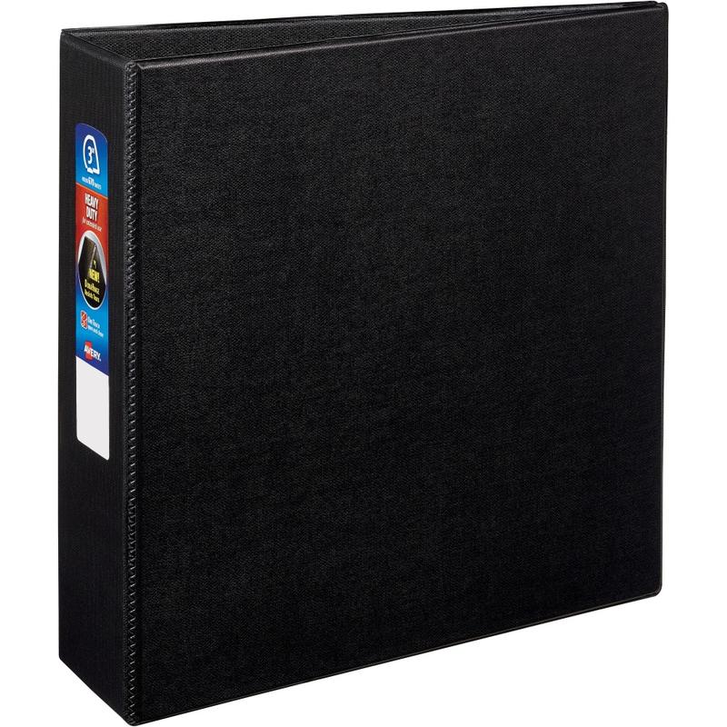 Avery Heavy-Duty 3-Ring Binder With Locking One-Touch EZD Rings, 3in D-Rings, Black MPN:79983