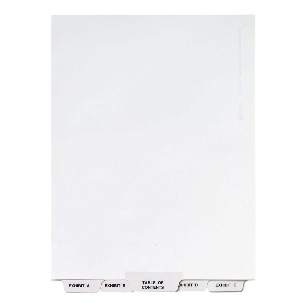 Avery Premium Collated Legal Dividers Avery Style, A-Z & Table Of Contents, 8 1/2in x 11in, White MPN:11376