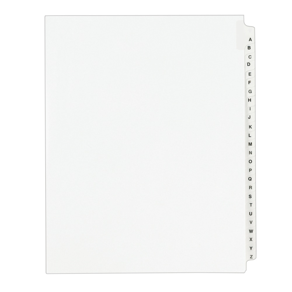 Avery Standard Collated Legal Dividers, Avery Style, Side-Tab, A-Z, 8 1/2in x 11in MPN:1400