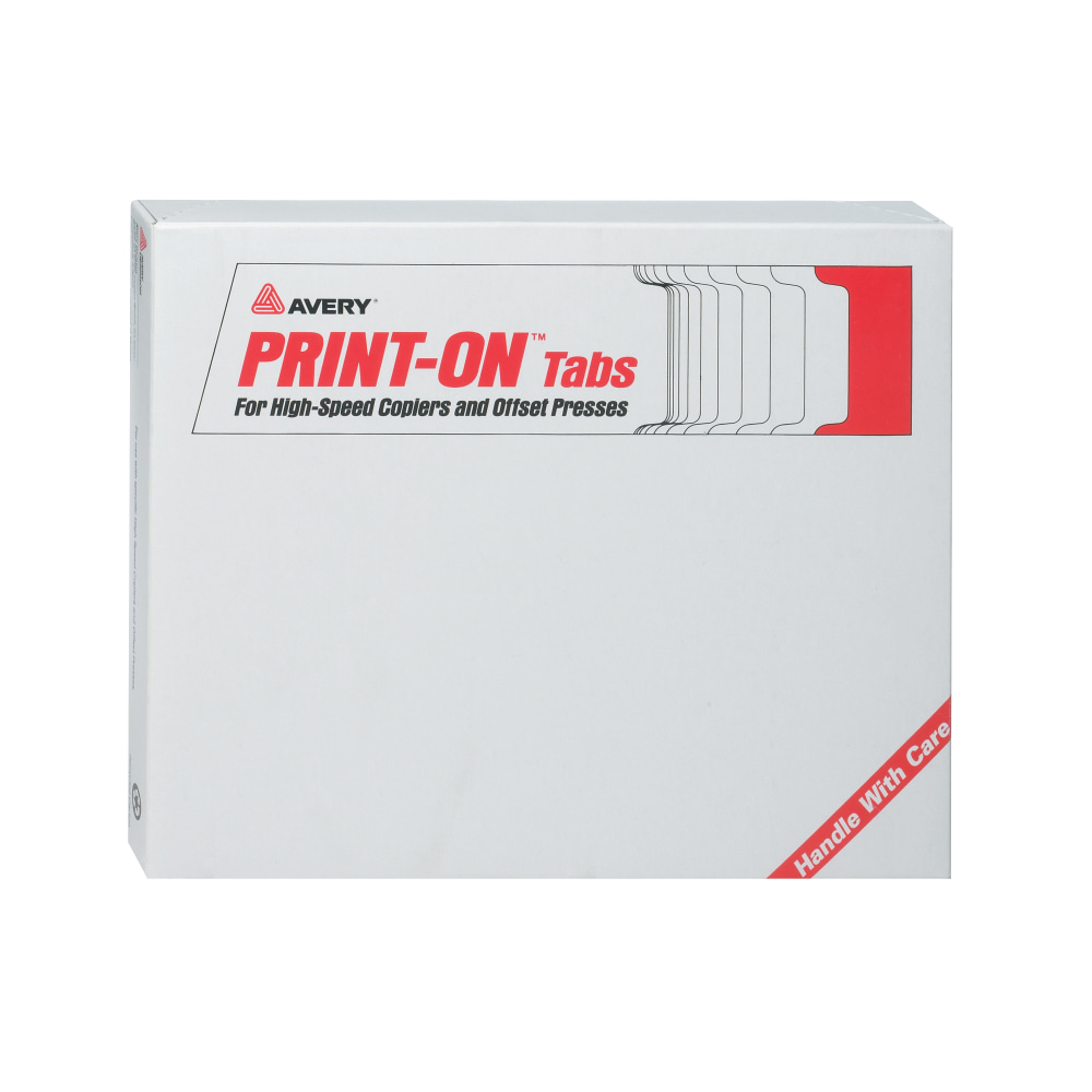 Avery Unpunched Copier Tab Dividers, 8 1/2in x 11in, 5-Tab, White, 30 Divider Sets MPN:20405
