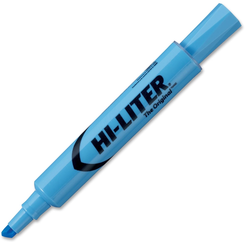 Avery Desk Style Highlighters, Chisel Point, Light Blue, Pack Of 12 MPN:07746