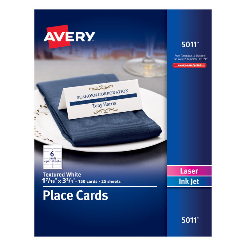 Example of GoVets Place Cards and Tent Cards category
