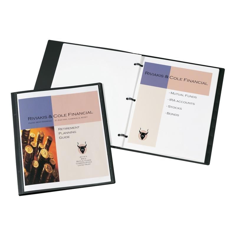 Avery Lay Flat Report Cover, Gray MPN:47781