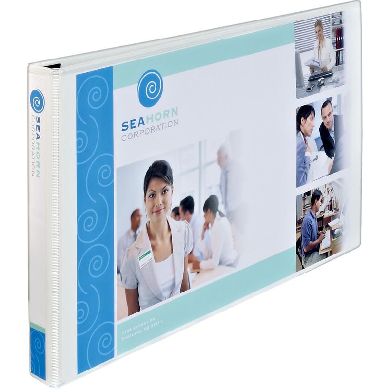 Avery Heavy-Duty View 3-Ring Binder, 1in Slant Rings, White MPN:72124