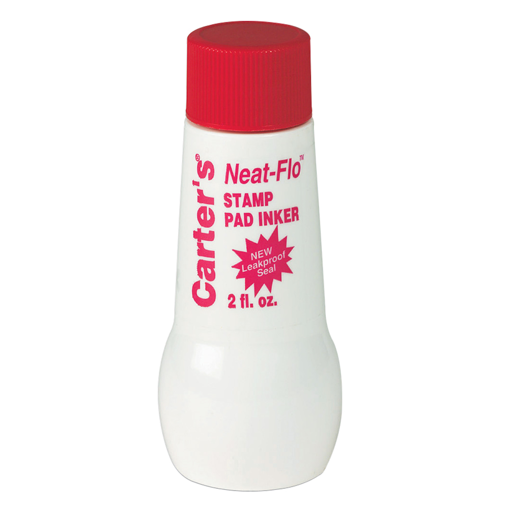 Avery Carters Neat-Flo Stamp Pad Inker, Red MPN:21447