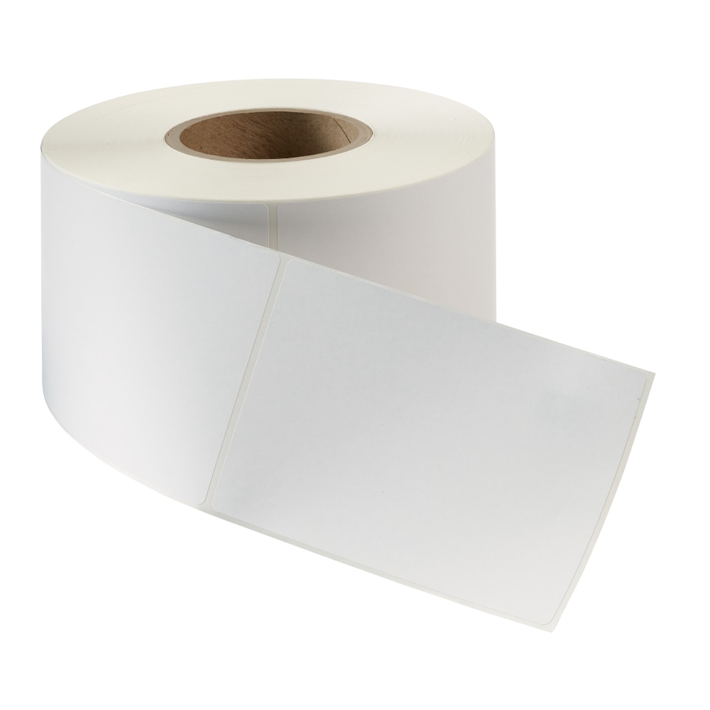 Avery Direct Thermal Labels - Permanent Adhesive - 4in Width x 6in Length - Rectangle - Direct Thermal - White - Paper - 1 Box MPN:4131