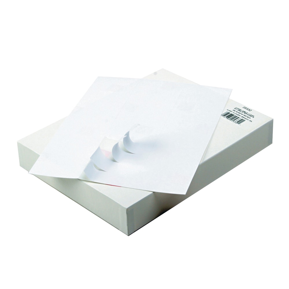 Avery Copier Permanent Address Labels, 5332, 1in x 2 13/16in, White, Pack Of 8, 250 MPN:5332
