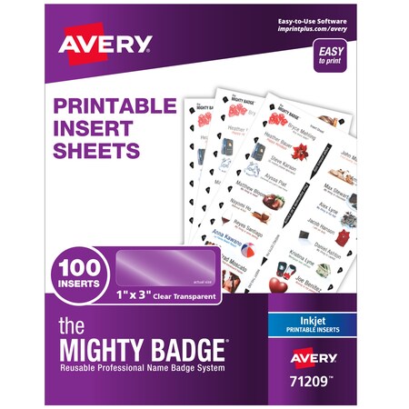 The Mighty Badge by Printable In, PK100 MPN:71209