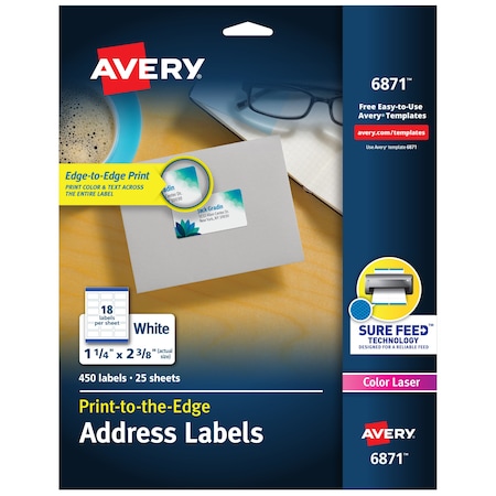 Address Labels, Sure Feed Technol, PK450 MPN:6871