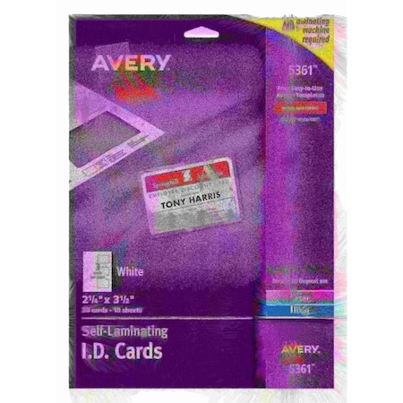 Self-Laminating ID Cards, 2