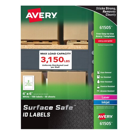Surface Safe ID Labels, 4