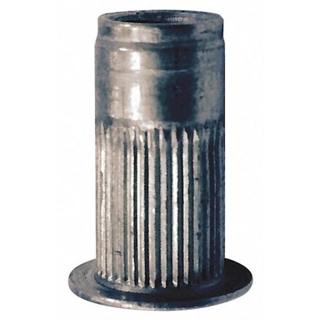 Rivet Nut, M6-1.00 Thread Size, 120.7 mm Flange Dia., 17.27 mm L, Aluminum, 10 PK MPN:ALA1-610-6.6