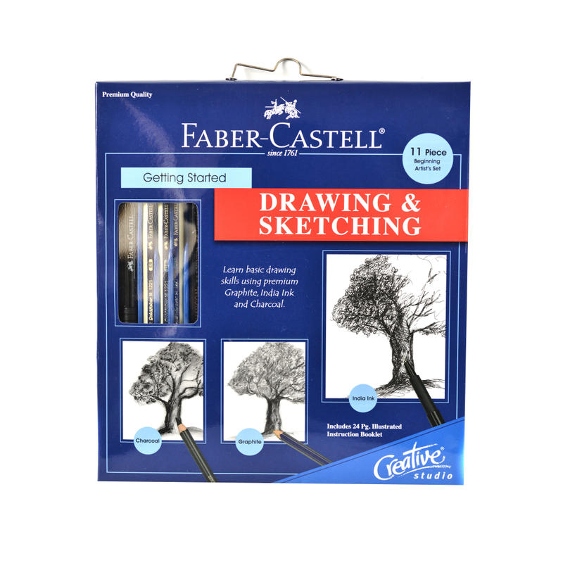 Faber-Castell Creative Studio Getting Started Drawing & Sketching Set MPN:800052