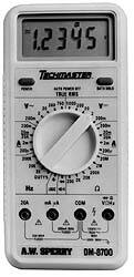 CAT II & CAT III, Digital Manual Ranging & True RMS Multimeter: 750 VAC, 1,000 VDC MPN:DM-8700