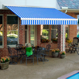 Awntech DM12-12-BBW Manual Retractable Awning 12'W x 10'D x 10