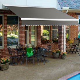 Awntech DTL12-67-G Left Motor Retractable Awning 12'W x 10'D x 10