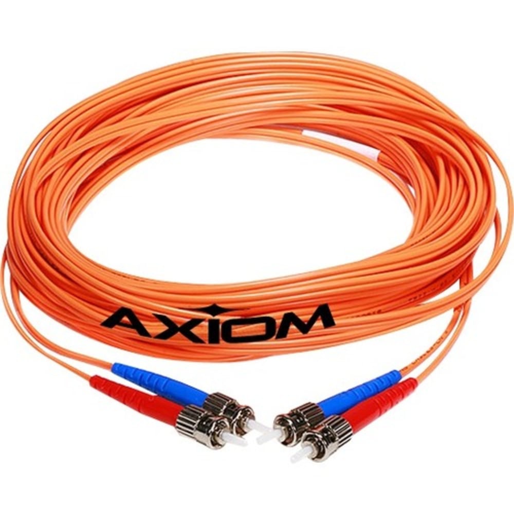 Axiom LC/SC Multimode Duplex OM2 50/125 Fiber Optic Cable 4m - Fiber Optic for Network Device - 13.12 ft - 2 x LC Male Network - 2 x SC Male Network - Orange (Min Order Qty 3) MPN:LCSCMD5O-4M-AX