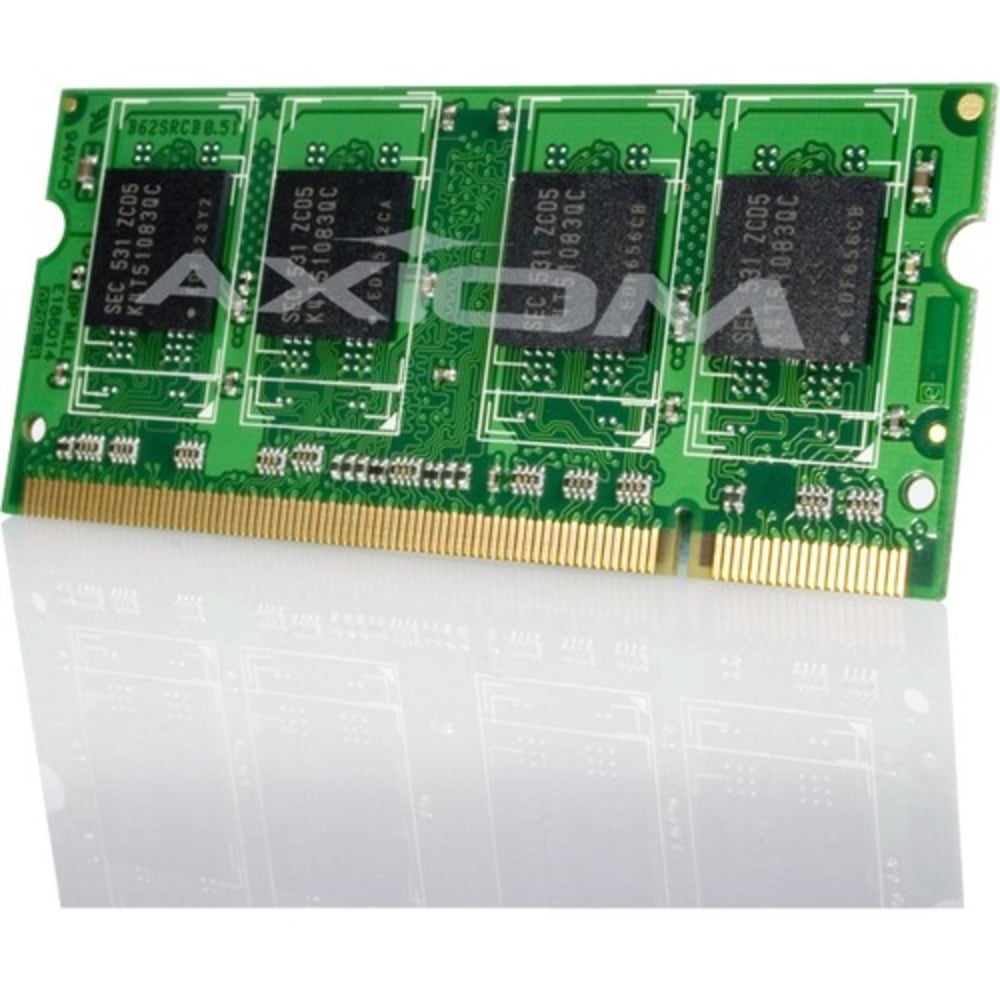 Axiom 4GB DDR2-800 SODIMM Kit (2 x 2GB) TAA Compliant - 4 GB (2 x 2 GB) - DDR2 SDRAM - 800 MHz DDR2-800/PC2-6400 - 200-pin - SoDIMM MPN:AXG17391406/2