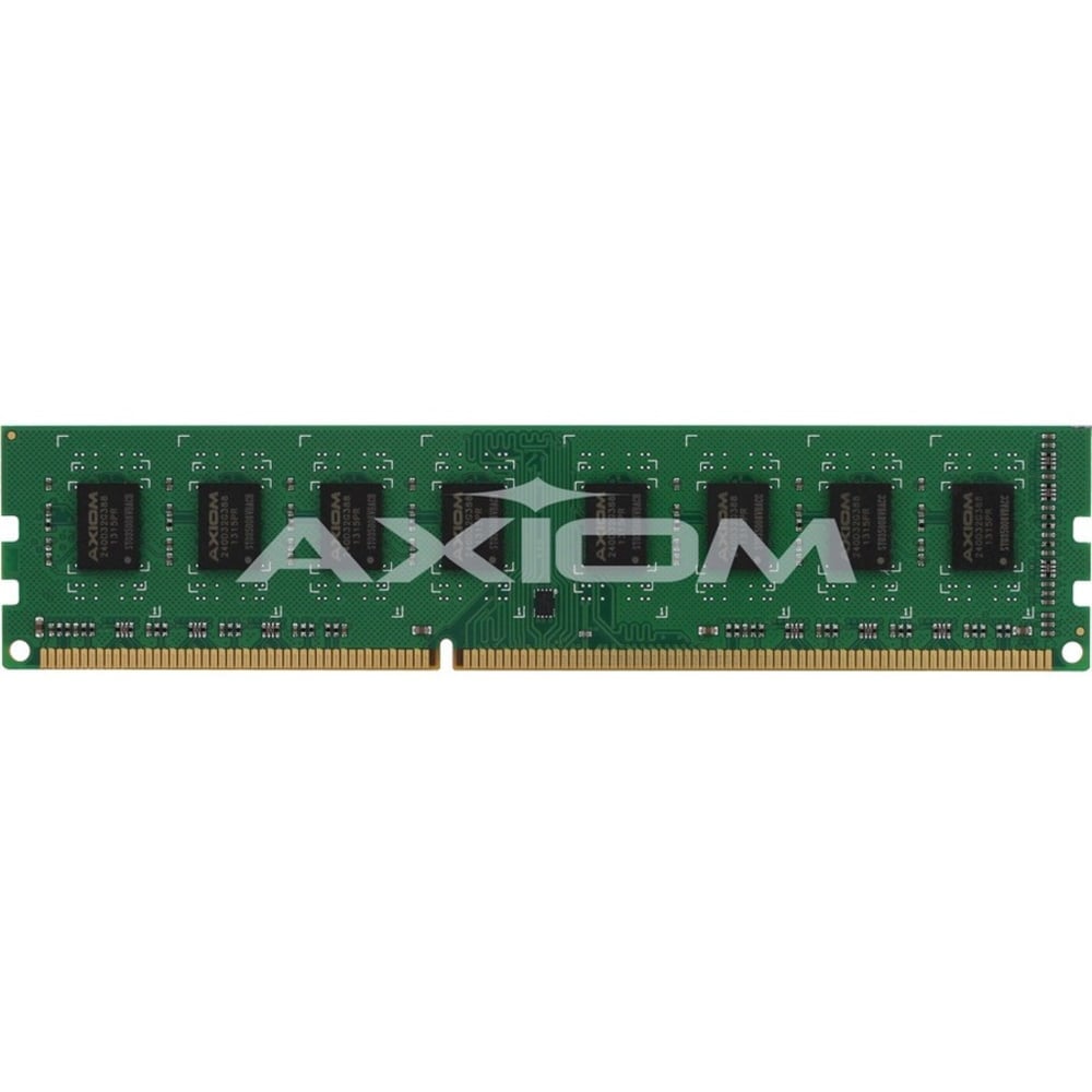 Axiom 4GB DDR3-1333 UDIMM TAA Compliant - 4 GB (1 x 4 GB) - DDR3 SDRAM - 1333 MHz DDR3-1333/PC3-10600 - 1.18 V - Non-ECC - Unbuffered - 240-pin - DIMM (Min Order Qty 2) MPN:AXG23792002/1