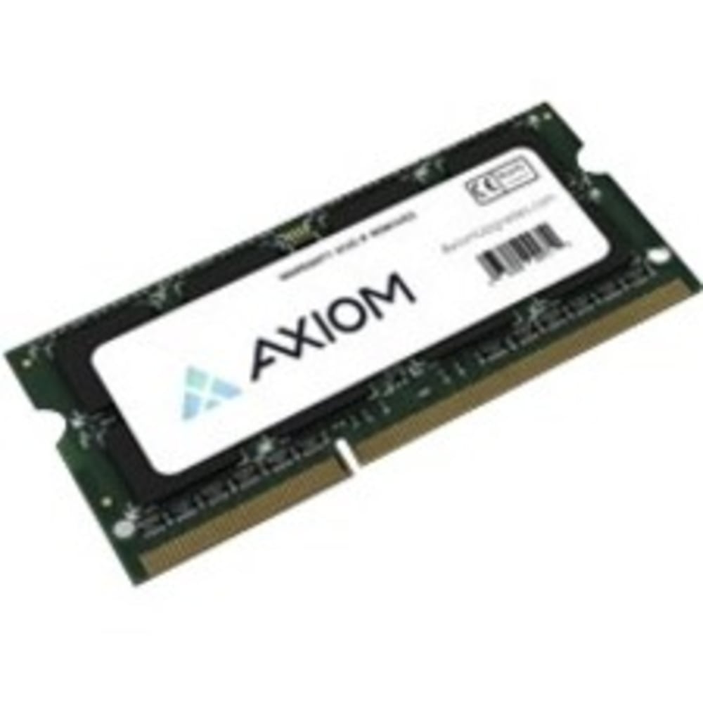 Axiom 2GB DDR3-1333 SODIMM for Panasonic # CF-BA106002G, CF-BAD02GU - 2 GB (1 x 2 GB) - DDR3 SDRAM - 1333 MHz DDR3-1333/PC3-10600 - Non-ECC - Unbuffered - 204-pin - SoDIMM - Retail (Min Order Qty 2) MPN:CF-WMBA1002G-AX