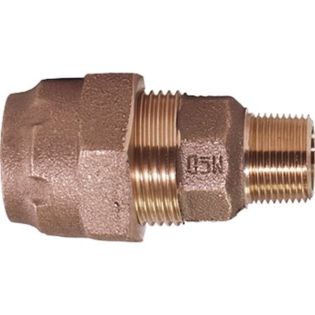 Strt, Brass, Comp. 3/4 in, MNPT 1 in MPN:74753-11 3/4