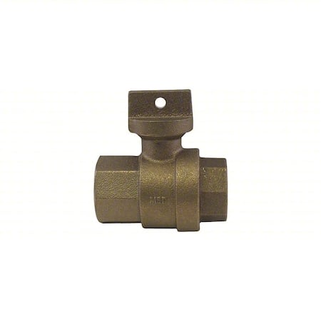 Manual 2-Way Ball Valve, NPT, Brass MPN:76101 1