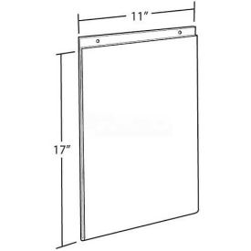 Global Approved 162708 Vertical Wall Mount Acrylic Sign Holder 11