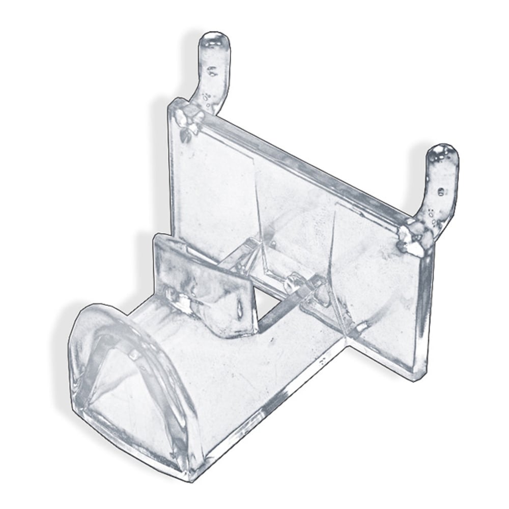 Azar Displays Plastic Eyeglass Holders For Pegboards, 2-1/4inH x 2-1/4inW x 1-3/4inD, Clear, Pack Of 25 Eyeglass Holders MPN:700011