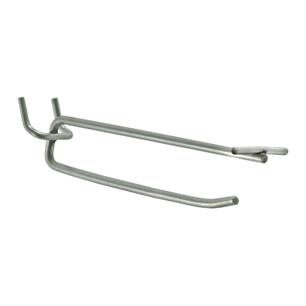 Azar Displays Galvanized Metal Flip Scan Hooks, 6in, Pack Of 50 Hooks MPN:700836