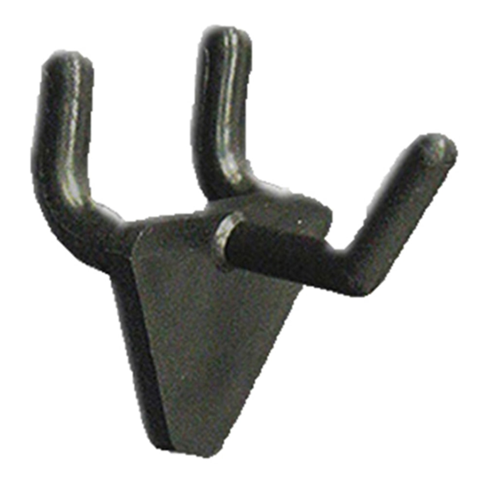 Azar Displays Glass-Filled Nylon Hooks, 1in, Black, Pack Of 50 Hooks MPN:800071-BLK