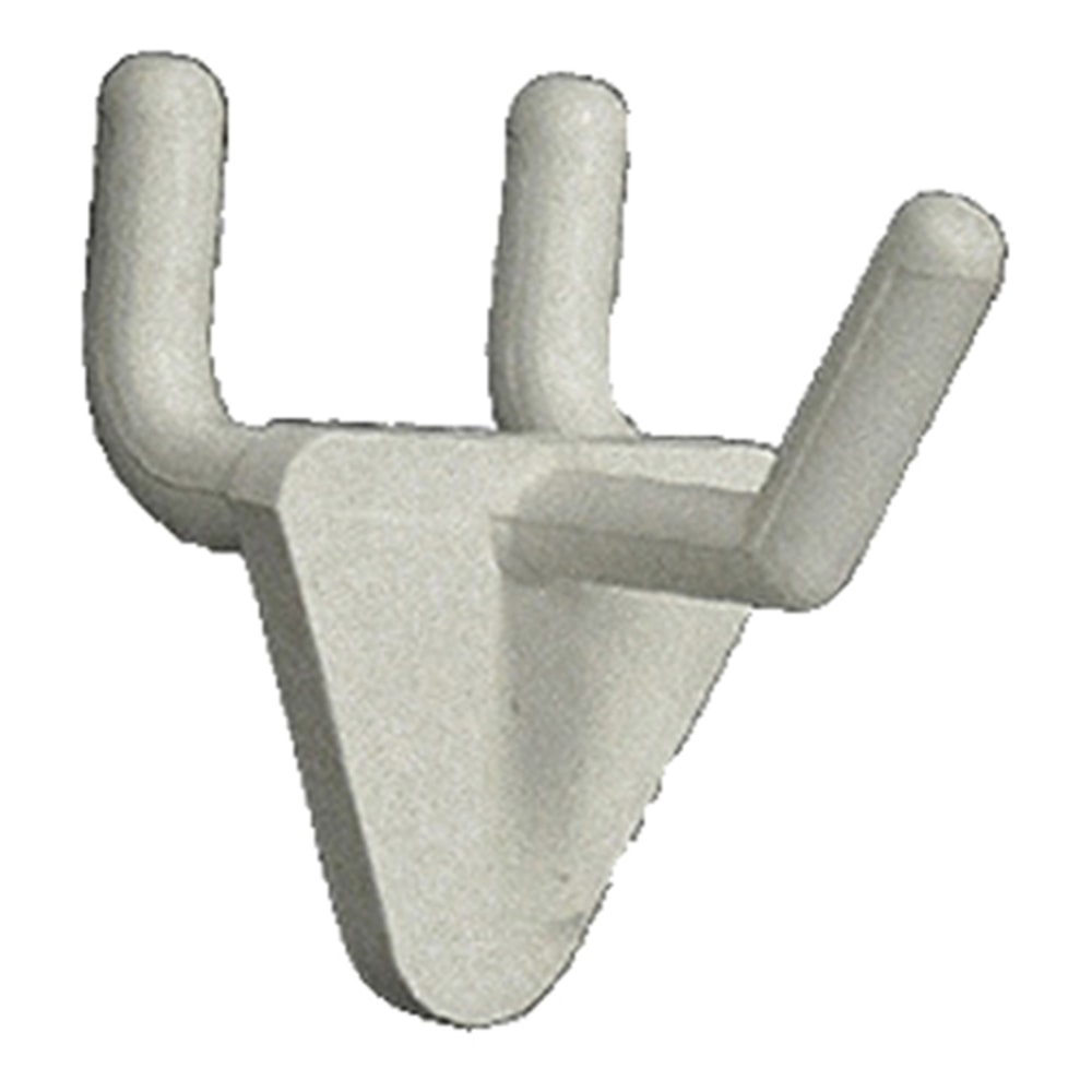 Azar Displays Glass-Filled Nylon Hooks, 1in, White, Pack Of 50 Hooks MPN:800071-WHT