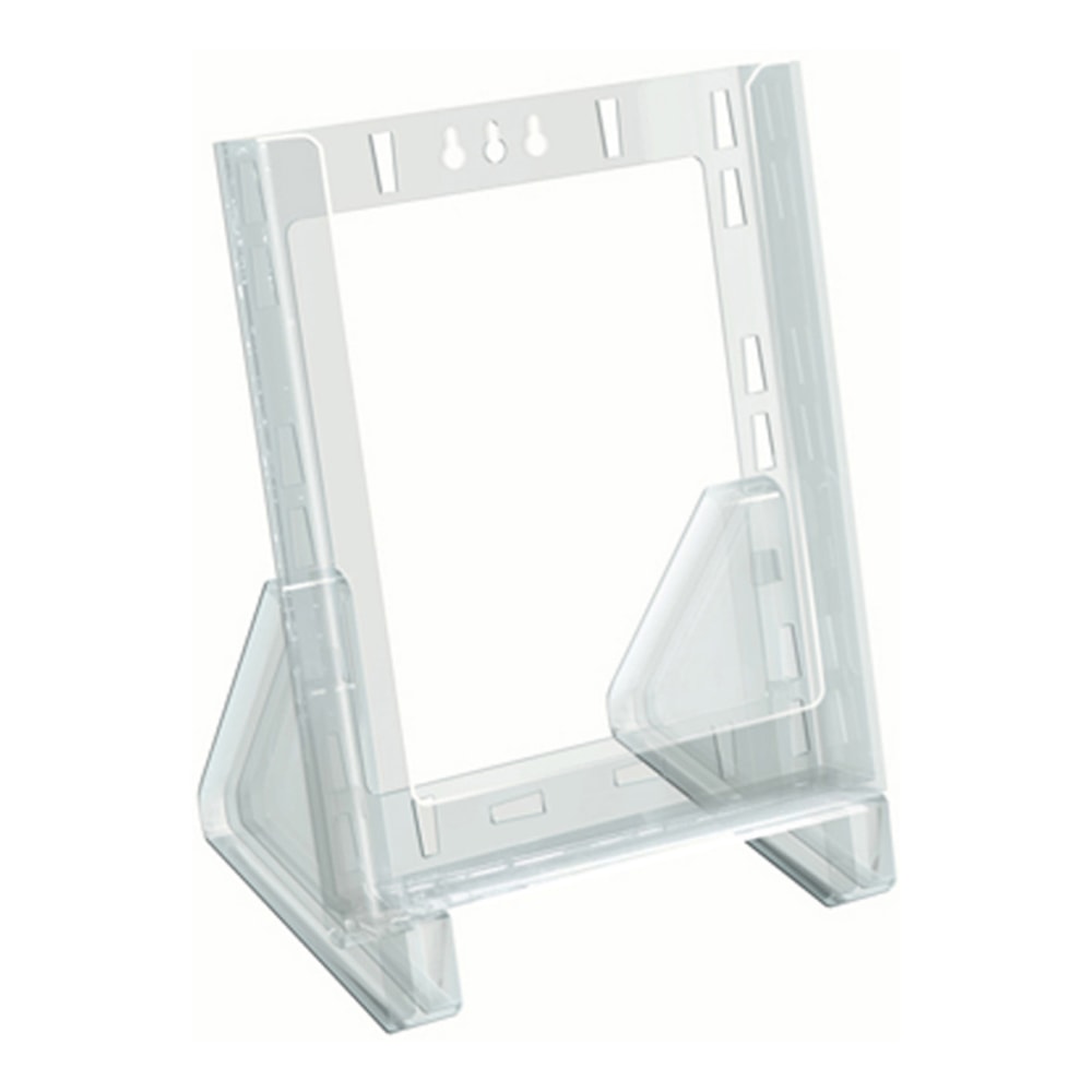 Azar Displays 1-Pocket Plastic Brochure Holders, Clear, Pack Of 10 Holders MPN:252301
