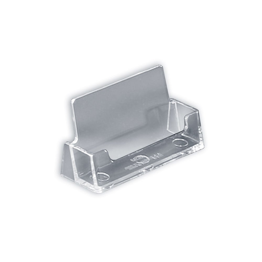 Azar Displays Business And Gift Card Holders, Horizontal, 2inH x 3-5/8inW x 1.5inD, Clear, Pack Of 10 MPN:252010