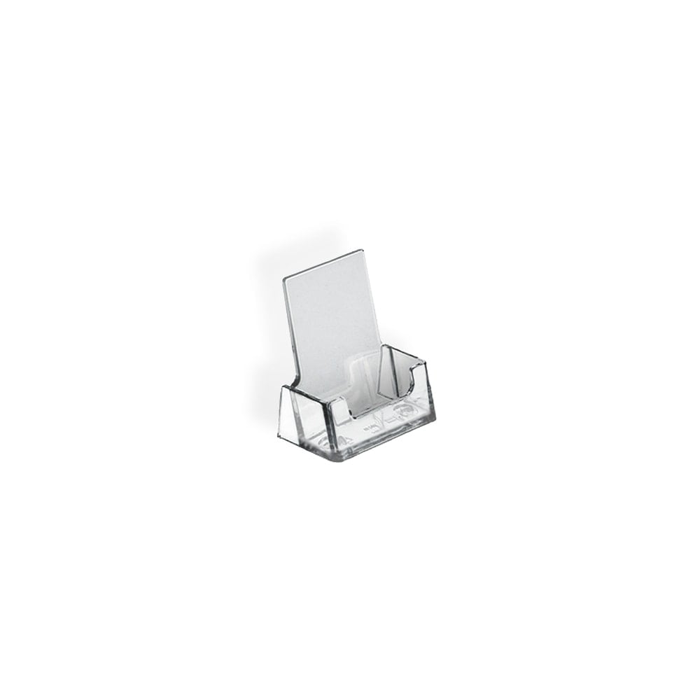 Azar Displays Vertical Acrylic Business/Gift Card Holders, 2.75inH x 2.5inL x 1.375inW, Clear, Pack Of 10 MPN:252011