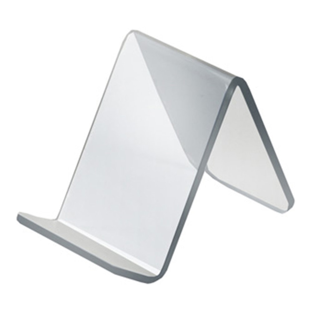 Azar Displays Acrylic Easel Displays, 2-1/2inH x 1-7/8inW x 3-1/2inD, Clear, Pack Of 10 Displays MPN:515405
