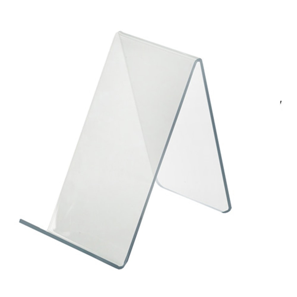Azar Displays Acrylic Easel Displays, 4-1/8inH x 2-1/2inW x 5inD, Clear, Pack Of 10 Holders MPN:515415
