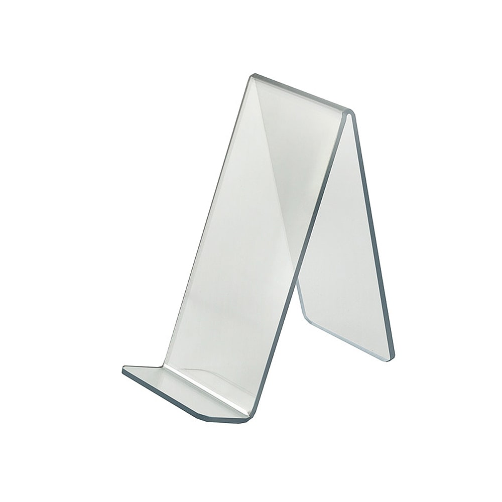 Azar Displays Tabletop Easels, Acrylic, 8 3/4inH x 4inW x 8inD, Clear, Pack Of 10 MPN:515435