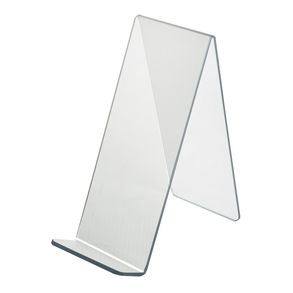 Azar Displays Acrylic Easel Displays, 10-1/2inH x 4-1/2inW x 9-1/2inD, Clear, Pack Of 10 Holders MPN:515445