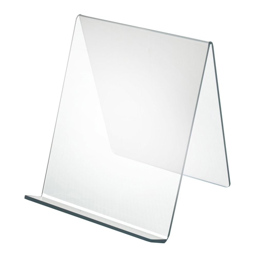 Azar Displays Acrylic Easel Displays, 10-1/2inH x 4-1/2inW x 9-1/2inD, Clear, Pack Of 10 Displays MPN:515450
