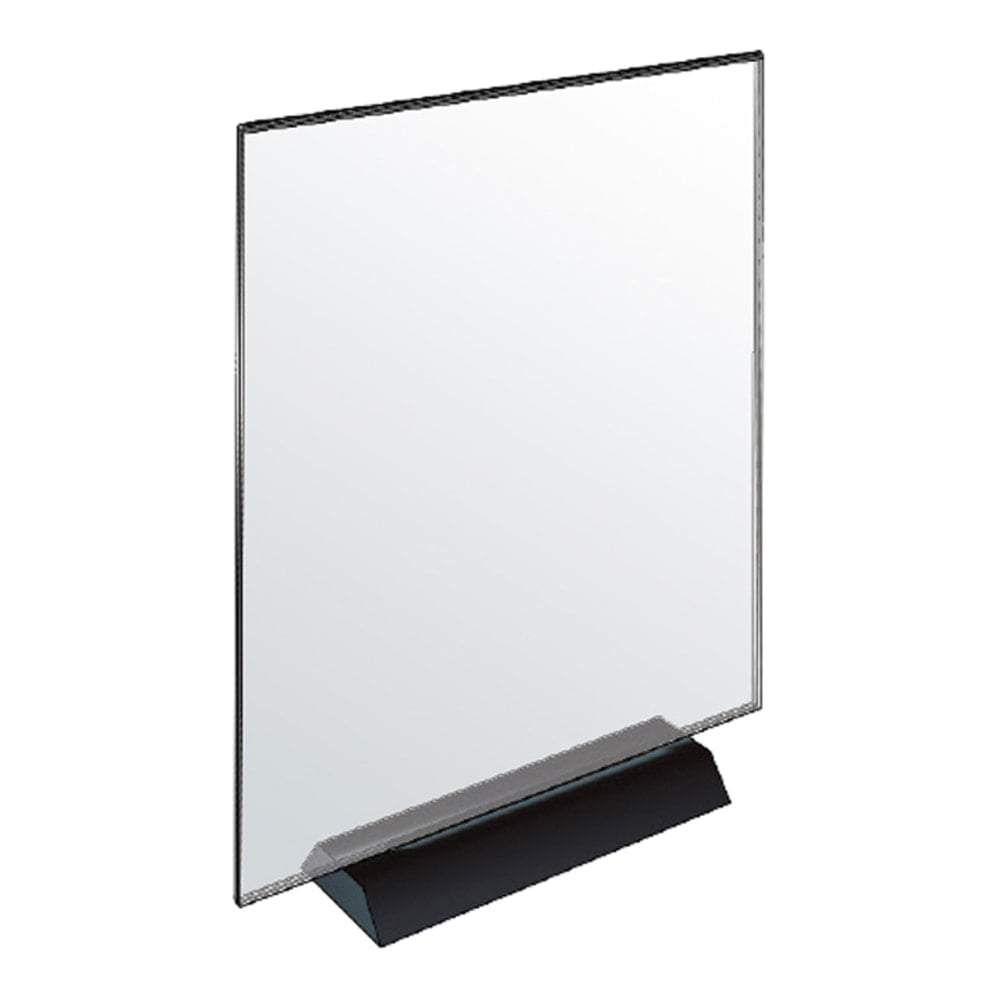 Azar Displays Acrylic Frame Sign Holders, 11inH x 8-1/2inW x 3-1/8inD, Clear, Pack Of 2 Holders MPN:108802