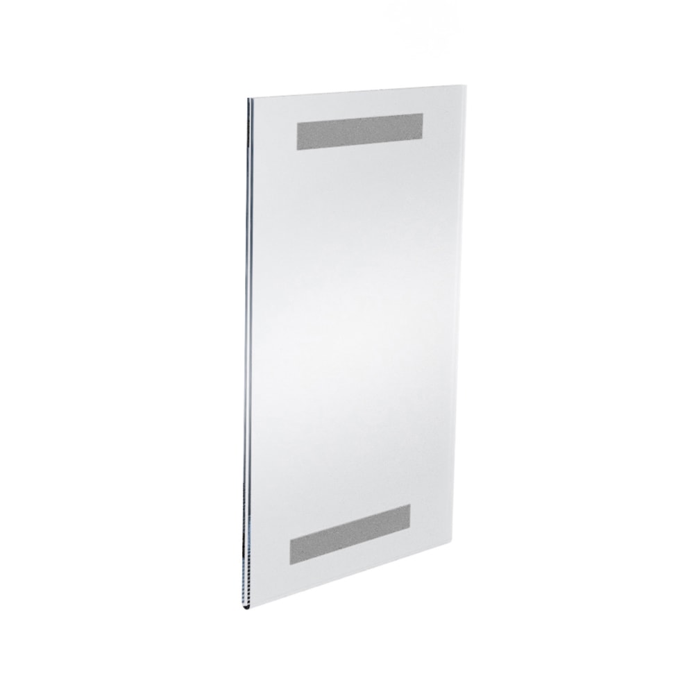 Azar Displays Acrylic Sign Holders With Magnetic Strips, 14inH x 8.5inW x 1/4inD, Clear, Pack Of 10 Holders MPN:129913